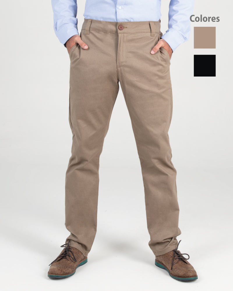 Pantalones color caqui para fashion hombre