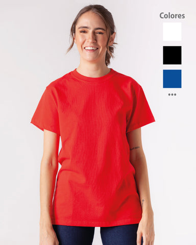 Camiseta Cuello Redondo Unisex 10 Colores Ref: 052