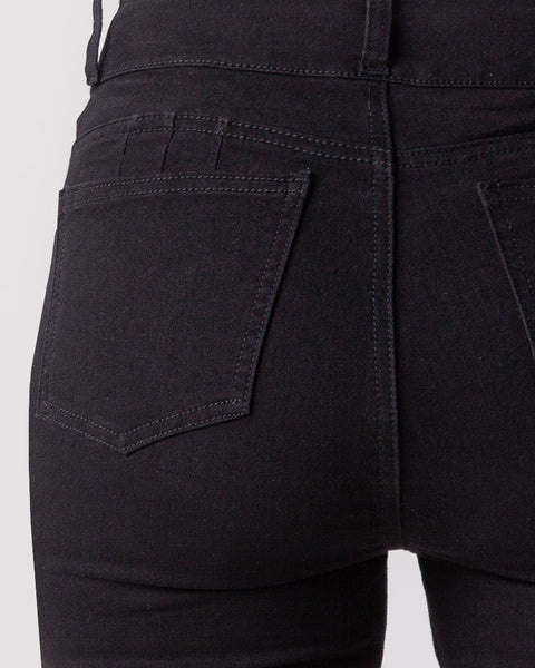 Jean Negro Stretch Para Mujer Ref: 083